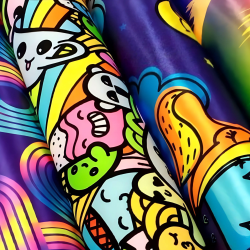 Сублімаційний друк на тканині, крої та рулонах